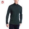 Custom Mens 1/4 Zip Pullover Fleece Top Without Pockets Knitted Sweatshirt