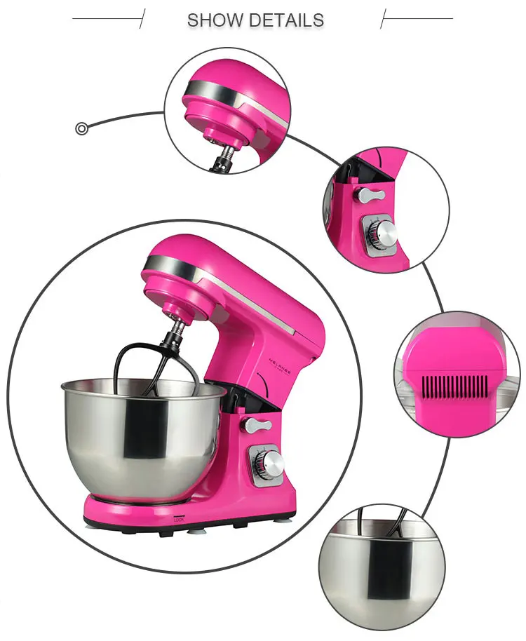 Full metal gears stand Mixer with 1-year warranty
