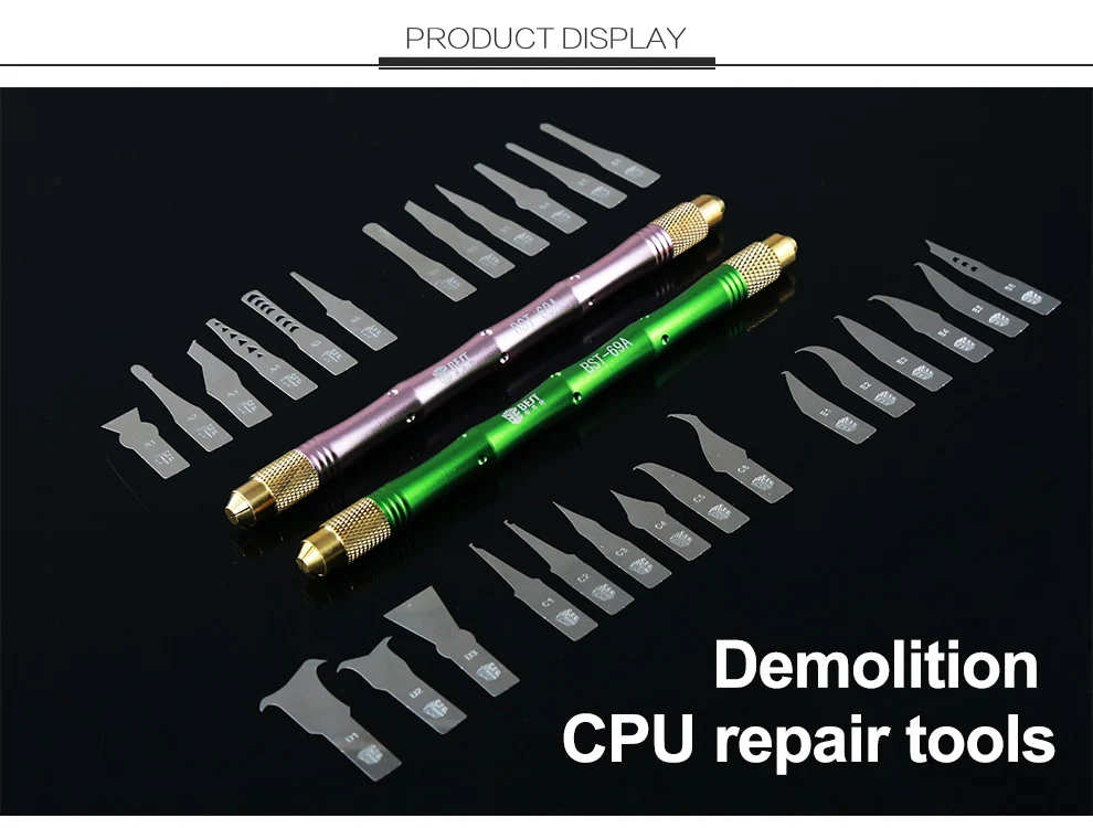 BESTOOL 27 Blades Craft Cutting Knife DIY Carving Knife demolition CPU repair Model Repairing tools