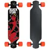 Santa Cruz Longboard Maple Cutting Red Color Longboard Skateboard