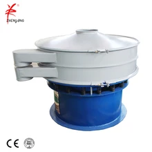 High capacity water treatment circular vibrating screen