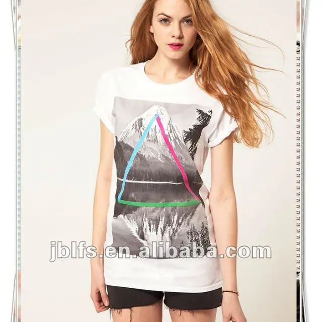 promotional good quality fashion peak printed short sleeves