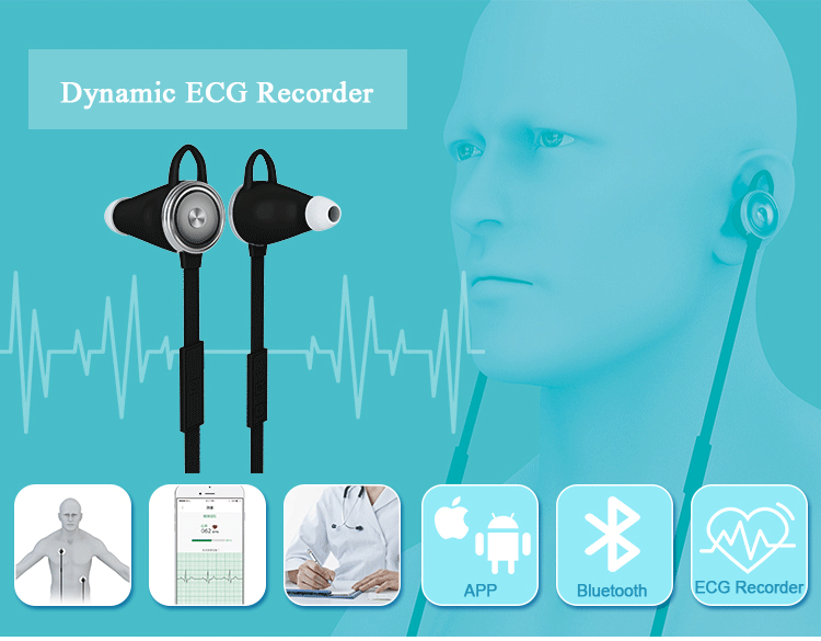 customized medical digital ecg twelve channels with mobile app