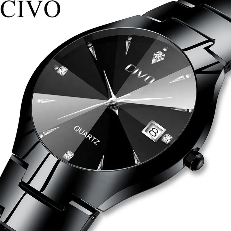 CIVO Luxury Top Brand Mens Watches Fashion Waterproof Quartz Watch Date Wristwatch Women Mens Business Clock Relogio Masculino
CIVO Luxury Top Brand Mens Watches Fashion Waterproof Quartz Watch Date Wristwatch Women Mens Business Clock Relogio Masculino