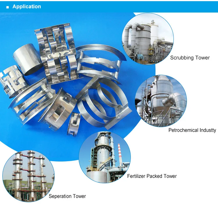 industrial IMTP metal intalox saddle tower packing for distillation column