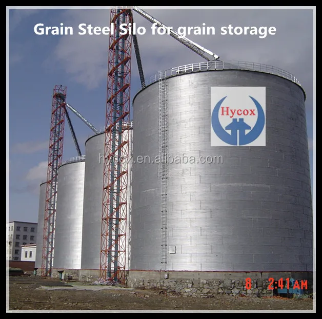 steel silo 1000t for corn and wheat storage