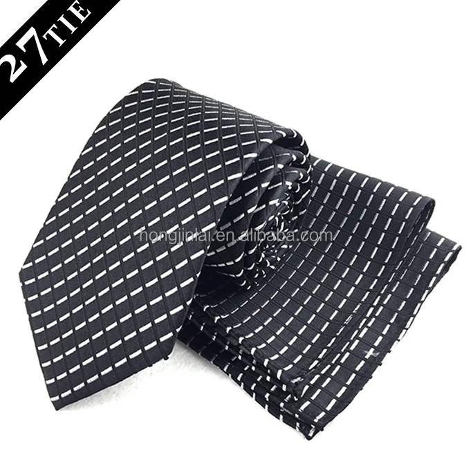 wholesale new fashion silk mens ties and pocket square set