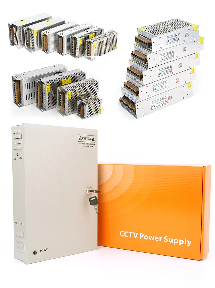 sompom Backup 9CH 10A 12V uninterruptible power supply (ups) for Monitoring Equipment
