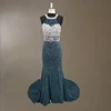 Luxury Crystal Beaded Prom Dress 2019 Womens Mermaid Long Evening Dress Ladies Evening Party Wear Gown
