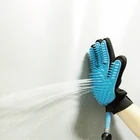 pet bathing tool grooming massage brush glove set