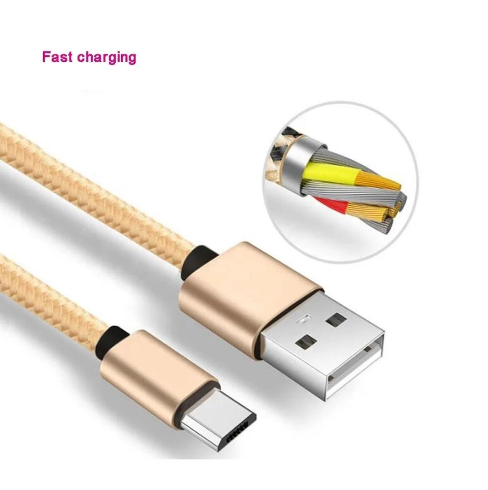 Cheap price 1m Nylon mobile phone charging braided micro usb type c Data charger Cable for android for iphone for huawei, Black ,silver ,red,blue,pink,gold
Cheap price 1m Nylon mobile phone charging braided micro usb type c Data charger Cable for android for iphone for huawei, Black ,silver ,red,blue,pink,gold