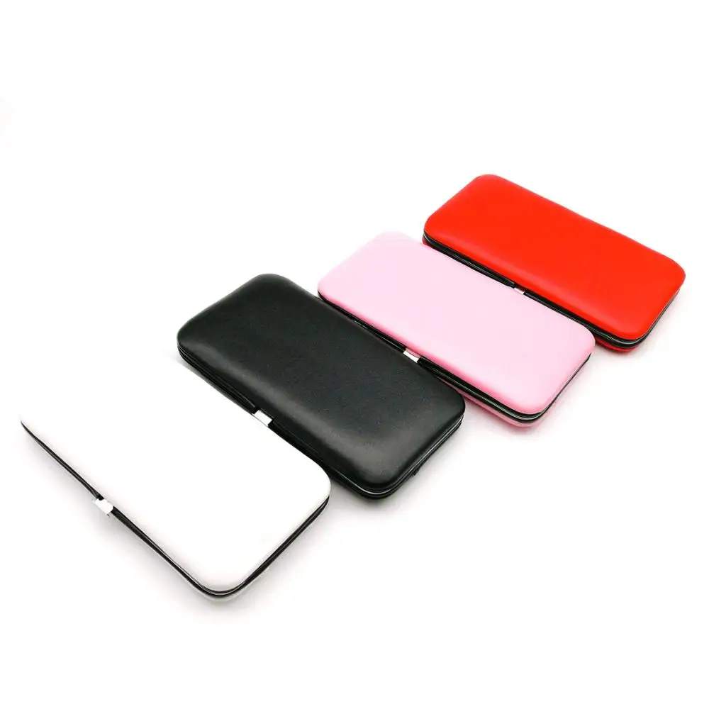 Magnetic leather eyelash tweezer case tweezers set with case storage packaging box, White, black, pink, red
Magnetic leather eyelash tweezer case tweezers set with case storage packaging box, White, black, pink, red