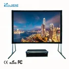 300 inch Front Rear Projection Screen Outdoor Folding Screen Large Fast Fold Projector Screen