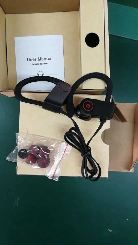 Waterproof Wireless Headphones Noise Cancelling Wireless Earphones For Sports Earbuds With Mic - ANKUX.COM