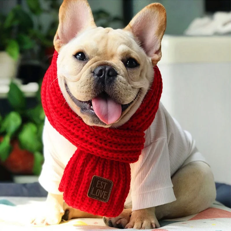 Wholesale quality cheap price cute fashion pet dogs puppy knitting Christmas new year scarf
Wholesale quality cheap price cute fashion pet dogs puppy knitting Christmas new year scarf