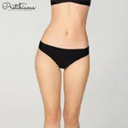 Custom Cute Print Black Seamless Soft Thong Underwear Sexy Women Panties