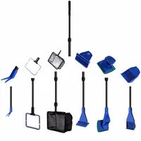 Aquarium Cleaning Kit for Fish Tank Long Handle Fish Tank Brush Functional Six Cleaning Tools for Aquarium Telescopic Cleaning
Aquarium Cleaning Kit for Fish Tank Long Handle Fish Tank Brush Functional Six Cleaning Tools for Aquarium Telescopic Cleaning