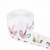 3" Wide Unicorn Printed Grosgrain Ribbon For Party Decoration