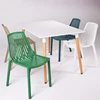 wholesale garden plastic stackable chinese style dining used garden table chair