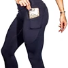 Side phone pocket running exercise fitness yoga underpants high waisted leggings
