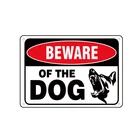 Beware of guard bad dog caution warning signs metal board funny for gates