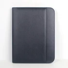 Huahao Brand Promotional Office Stationery Cheap Custom PU Leather Portable Zipper Calculator Notebook