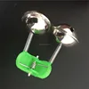 Fishing Bite Alarms Fishing Rod Bell Rod Clamp Tip Clip Bell Ring Green ABS Fishing Accessory