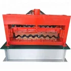 aluminum colored steel roofing tile roll forming machinery line