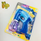 Hot selling toy light up soap led space bubble water gun