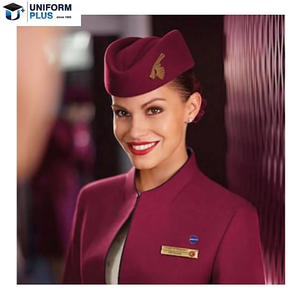 qatar airways air hostess costume airline stewardess uniform