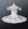 10 layer white color tutu dance dress for women
