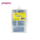 China Manufacture PP Box 260PCS Glazed Zinc Plated Wire Brad Nail