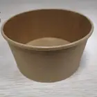 Disposable hot soup/salad paper bowl printing with lid pe coated