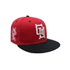 Top design embroidered red crown caps