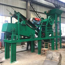 Portable jaw crusher station made in China,small limestone crushing line price