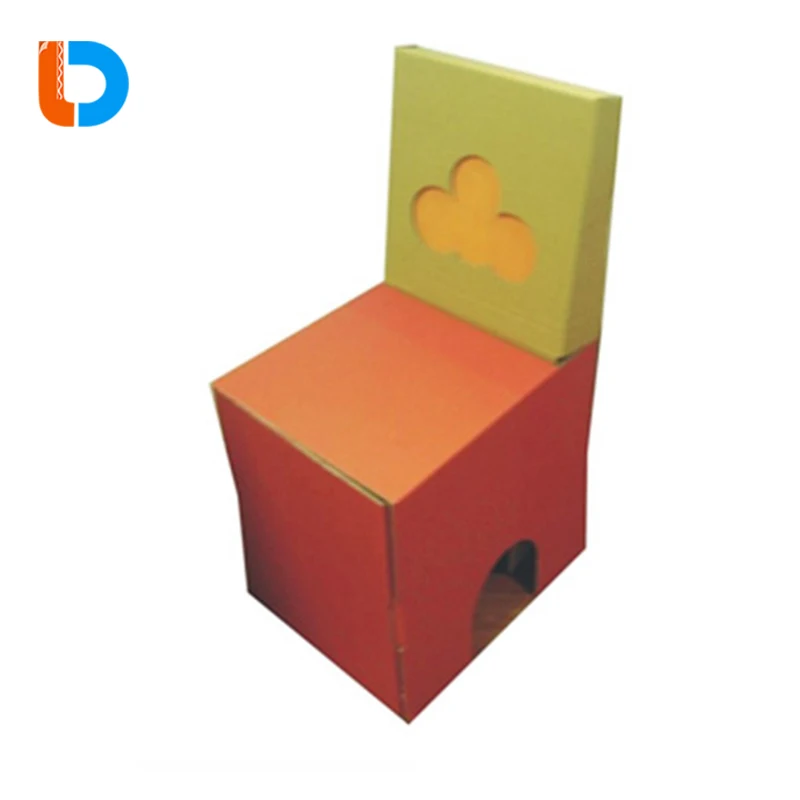 Hot Sales China Manufacturer Flexible Design Cardboard Folding Chair