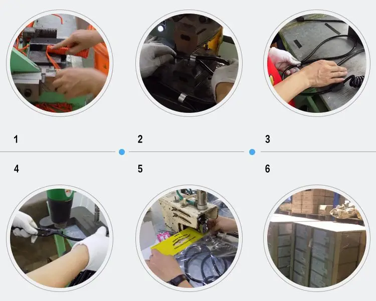 coiled wire cable