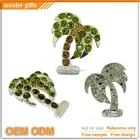 high quality custom rhinestone Palm Tree lapel pins