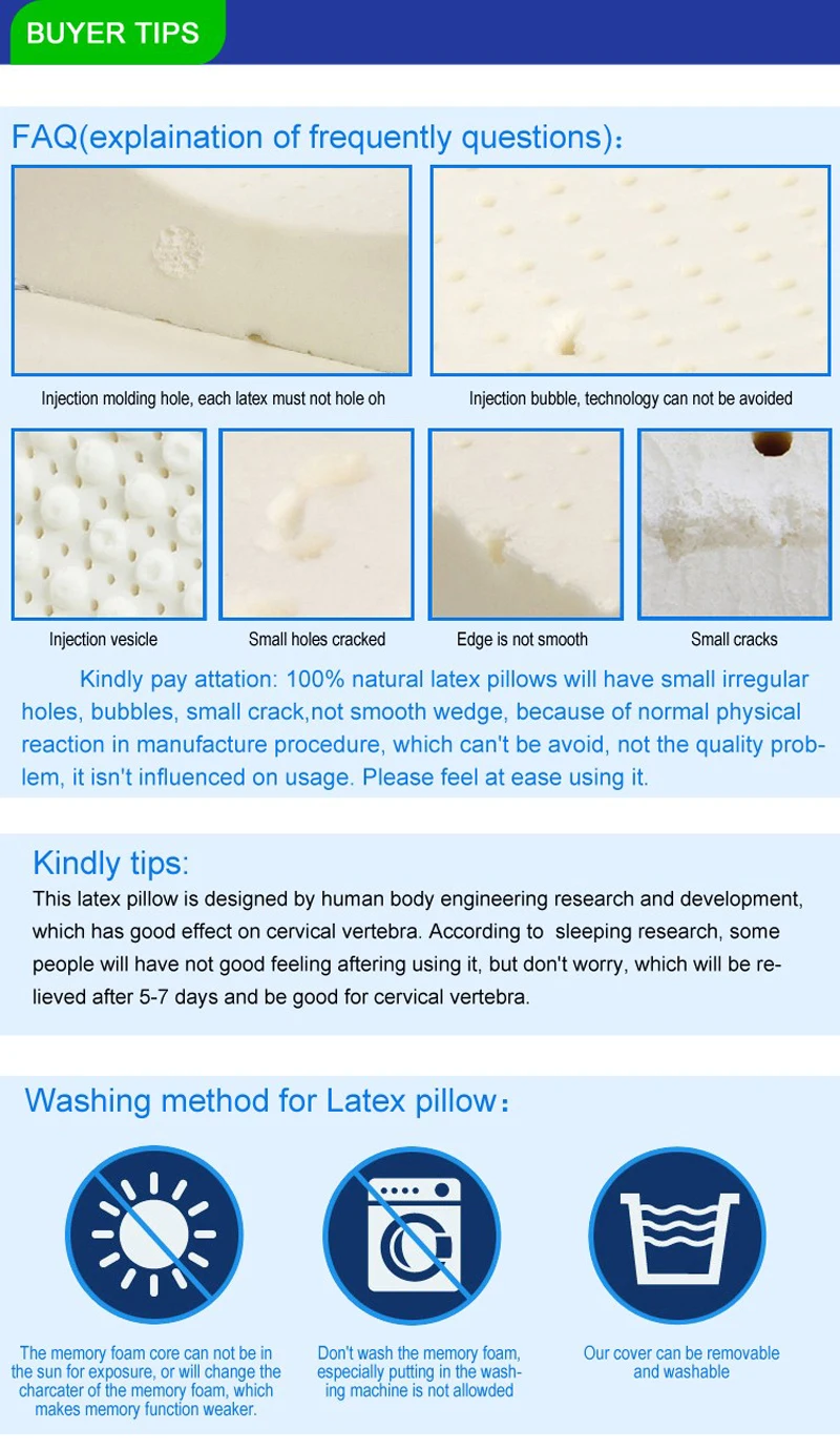Attention of Latex Pillow