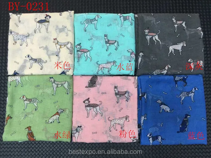wholesale girl lovely owl shawl animal print chiffon scarf dubai