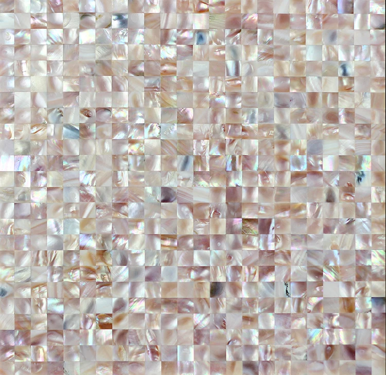 Luxury Crazy Mother Of Pearl Shell Mosaic Seamless Style With 300*300mm For Kitchen Tile Counter