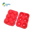 Rubber Rectangle Heat Resistant Fda Approved Silicone Cube Whiskey Ice Ball