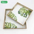 Wooden MDF Tray for storage and decoration dinner food fruit colour print tray