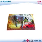 Placemat Table Placemat France Cafe Du Midi Set De Table/PP Placemat