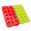 christmas shapes colorful flexible chocolate candy molds