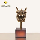 Hot sale Chinese style bronze zodiac statue bronze animal head sculpture for arts decoration
