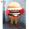 Enjoyment CE Custom Hamburger Cartoon Mascot Costumes for Christmas