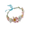 Wedding artificial Flower hair wreath flower headband