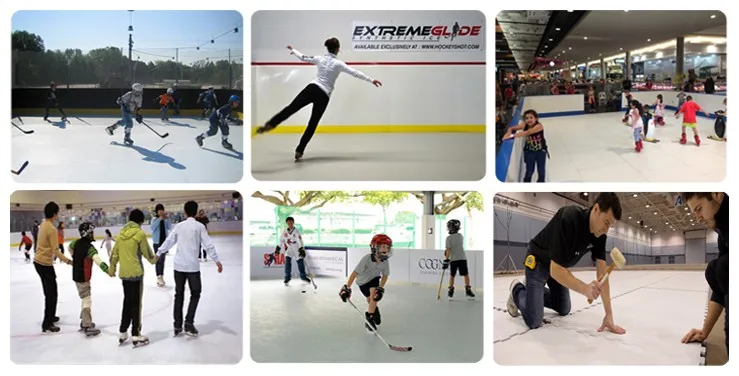 Artificial ice rink