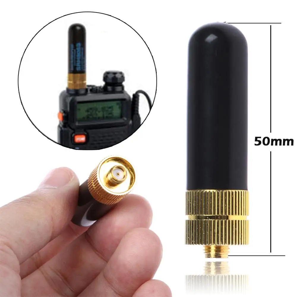 Short Antenna Sma Bnc Vhf Uhf Dual Band Antenna Srh805s For Ham Radio